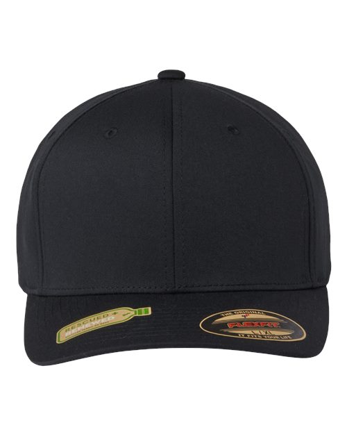 Sustainable Polyester Cap - Black Front