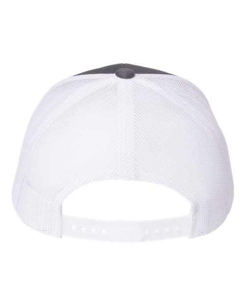 Sustainable Retro Trucker Cap - Charcoal/ White Back