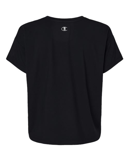 Women's Sport Soft Touch T-Shirt - Black Back