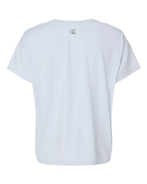 Women's Sport Soft Touch T-Shirt - Collage Blue Back
