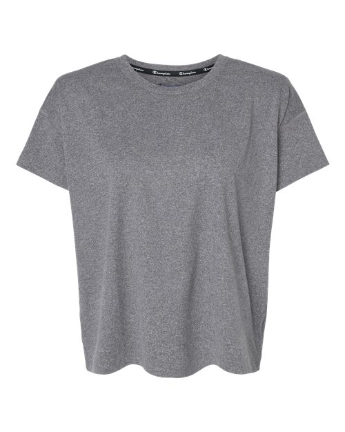Women's Sport Soft Touch T-Shirt - Ebony Heather Front