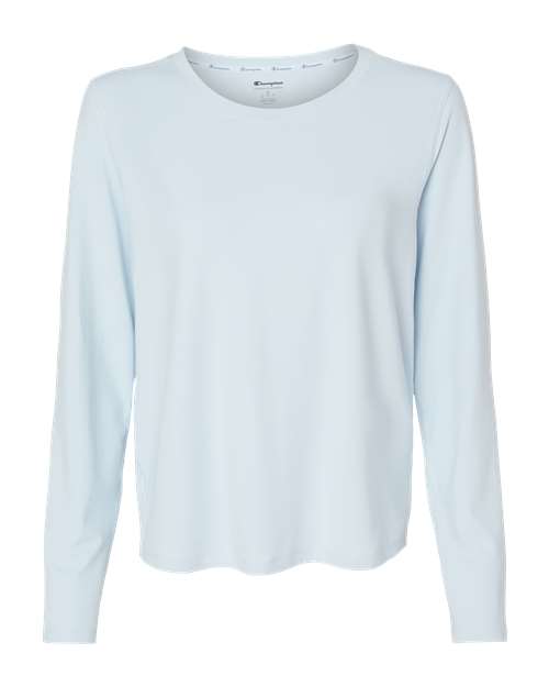 Women's Sport Soft Touch Long Sleeve T-Shirt - Collage Blue Front