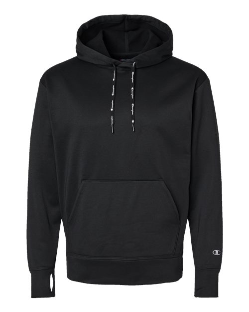 Unisex Sport Hooded Sweatshirt - Black Front