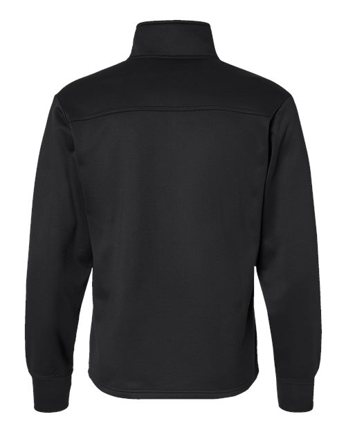 Unisex Sport Quarter-Zip Pullover - Black Back