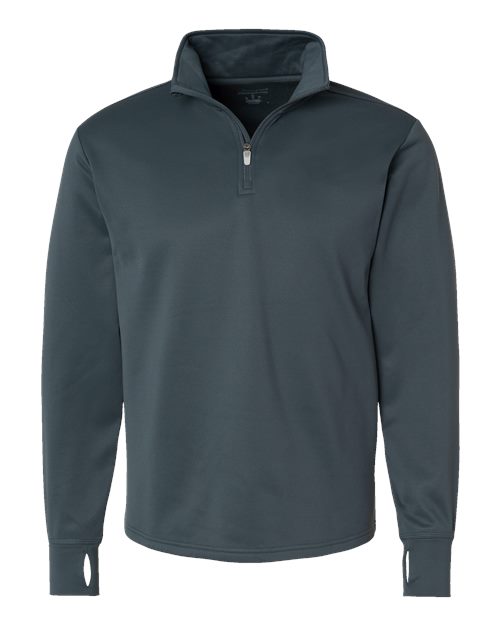 Unisex Sport Quarter-Zip Pullover - Stealth Front