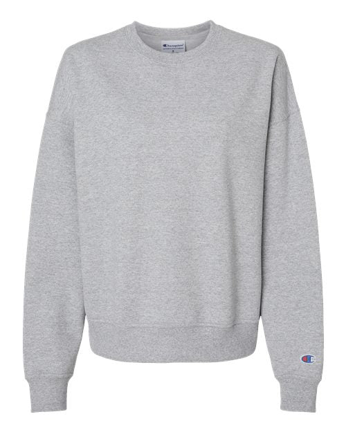 Women's Powerblend® Crewneck Sweatshirt - Light Steel Front