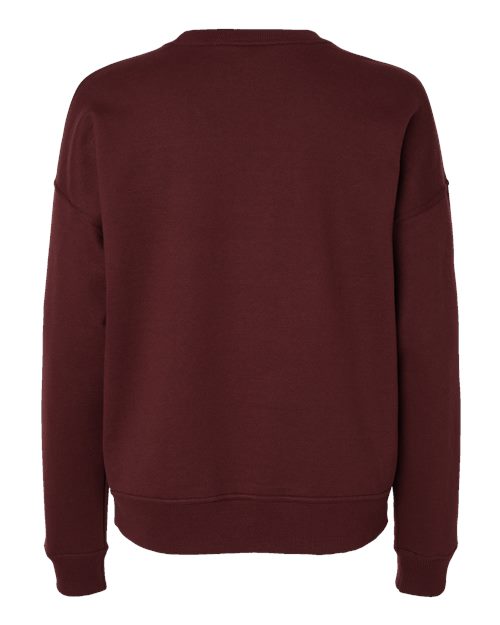 Women's Powerblend® Crewneck Sweatshirt - Maroon Back