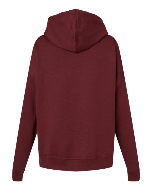Women's Powerblend® Hooded Sweatshirt - Maroon Back