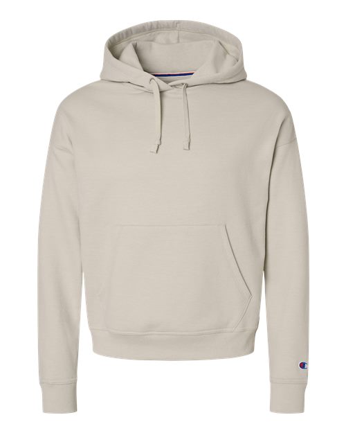 Women's Powerblend® Hooded Sweatshirt - Sand Front