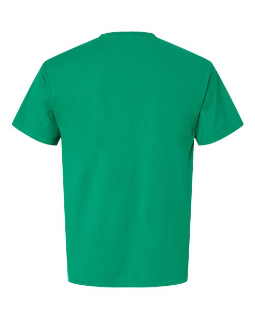 Men's Garment-Dyed T-Shirt - Rich Green Grass Back