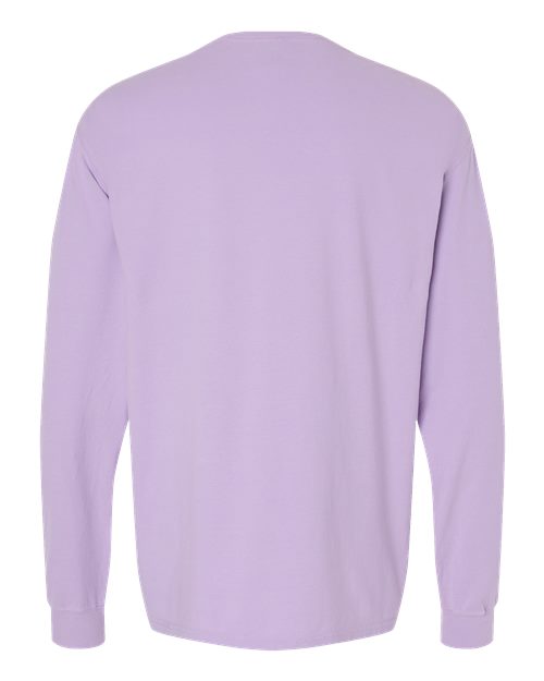 Unisex Garment-Dyed Long Sleeve T-Shirt - Future Lavender Back