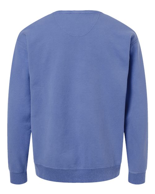 Unisex Garment-Dyed Crewneck Sweatshirt - Frontier Blue Back