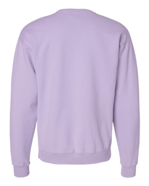 Unisex Garment-Dyed Crewneck Sweatshirt - Future Lavender Back