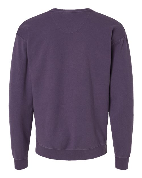 Unisex Garment-Dyed Crewneck Sweatshirt - Grape Soda Back