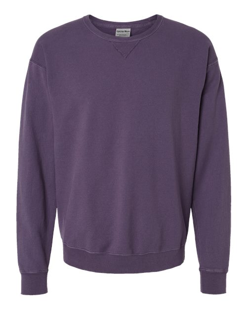 Unisex Garment-Dyed Crewneck Sweatshirt - Grape Soda Front