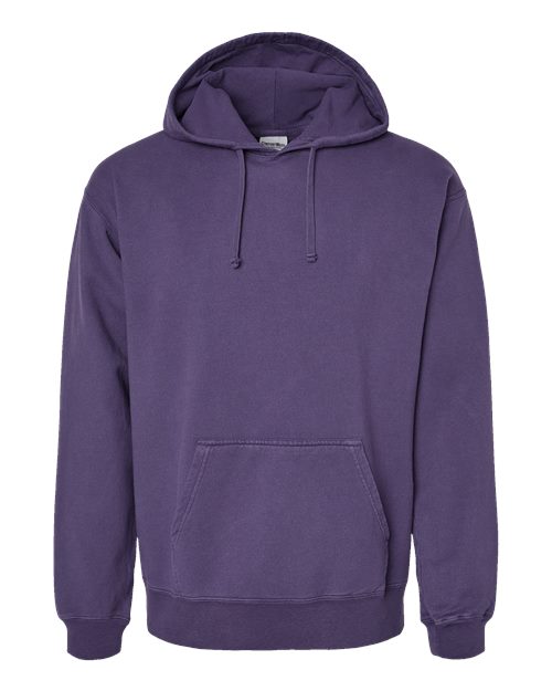 Unisex Garment-Dyed Hooded Sweatshirt - Grape Soda Front