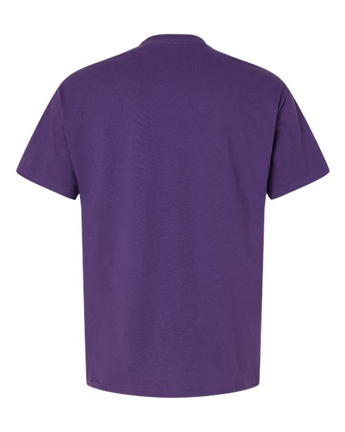 Unisex Essential-T T-Shirt - Athletic Purple Back