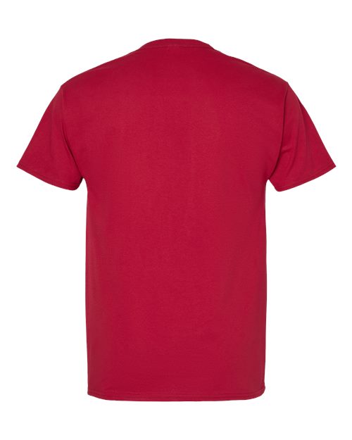 Unisex Essential-T T-Shirt - Athletic Crimson Back