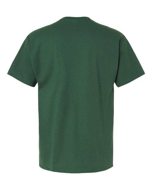 Unisex Essential-T T-Shirt - Athletic Dark Green Back