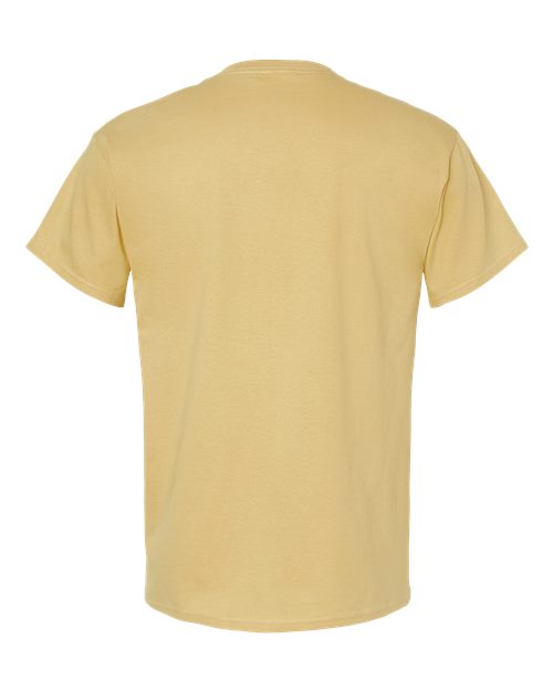 Unisex Essential-T T-Shirt - Athletic Gold Back