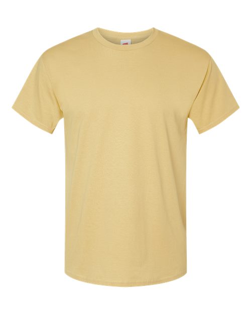 Unisex Essential-T T-Shirt - Athletic Gold Front