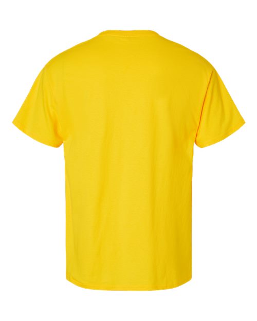 Unisex Essential-T T-Shirt - Athletic Yellow Back