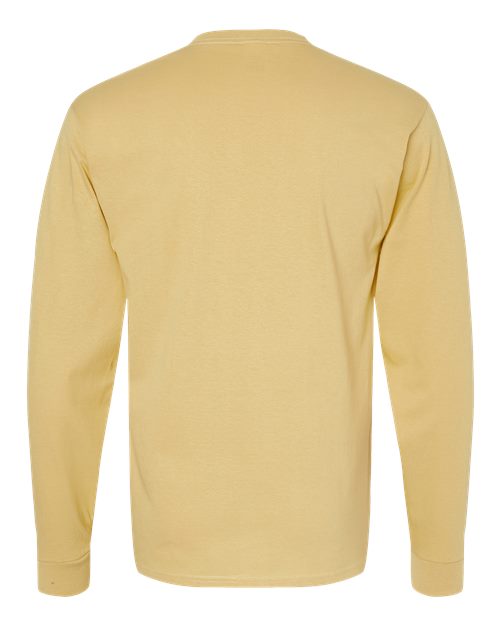 Essential-T Long Sleeve T-Shirt - Athletic Gold Back