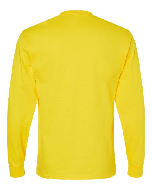 Essential-T Long Sleeve T-Shirt - Athletic Yellow Back