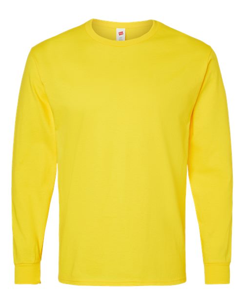 Essential-T Long Sleeve T-Shirt - Athletic Yellow Front