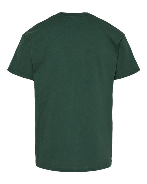 Youth Essential-T T-Shirt - Athletic Dark Green Back