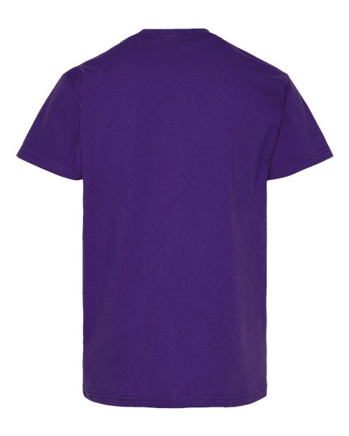 Youth Essential-T T-Shirt - Athletic Purple Back