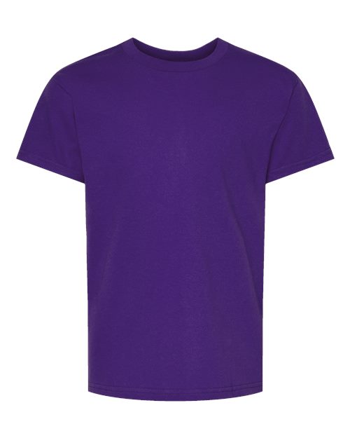 Youth Essential-T T-Shirt - Athletic Purple Front