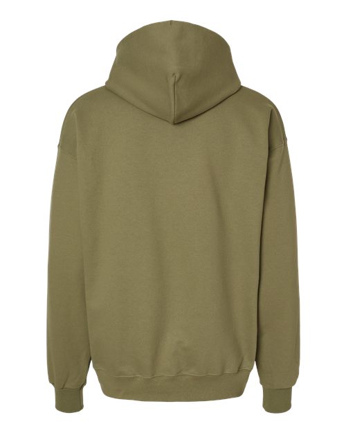 Unisex Ultimate Cotton® Hooded Sweatshirt - Oregano Back