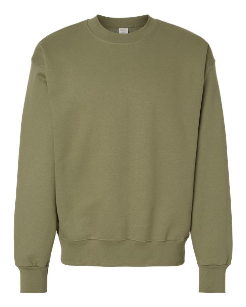 Unisex Ultimate Cotton® Crewneck Sweatshirt - Oregano Front