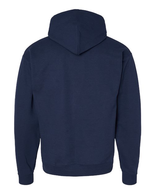 Unisex EcoSmart® Hooded Sweatshirt - Athletic Navy Back