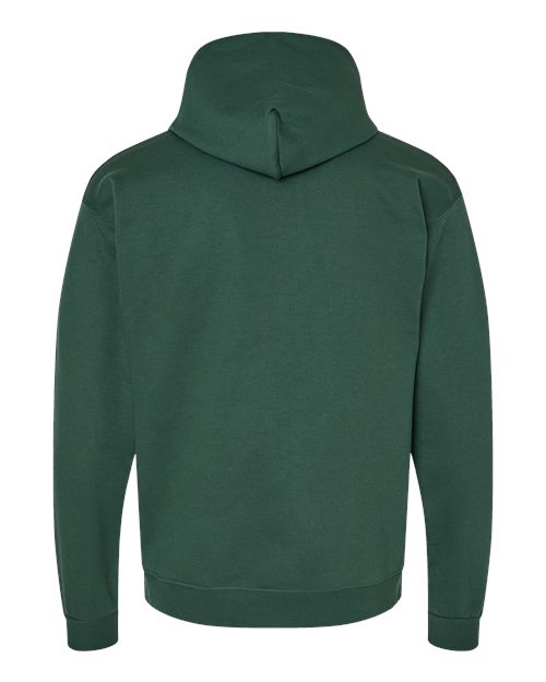 Unisex EcoSmart® Hooded Sweatshirt - Athletic Dark Green Back