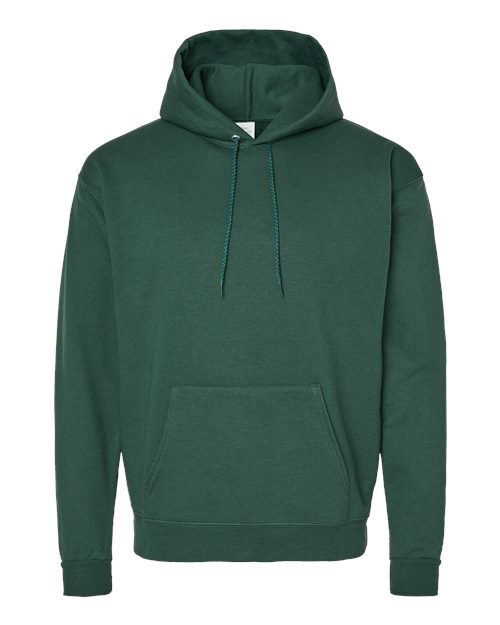 Unisex EcoSmart® Hooded Sweatshirt - Athletic Dark Green Front