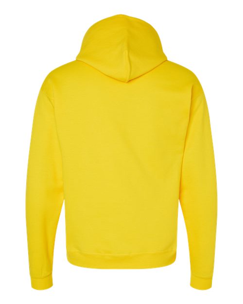Unisex EcoSmart® Hooded Sweatshirt - Athletic Yellow Back