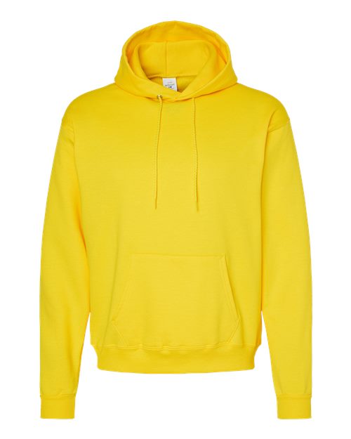 Unisex EcoSmart® Hooded Sweatshirt - Athletic Yellow Front