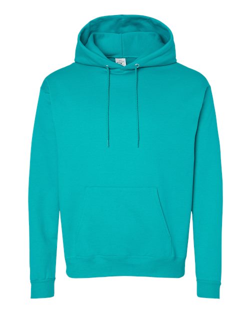 Unisex EcoSmart® Hooded Sweatshirt - Athletic Teal Front