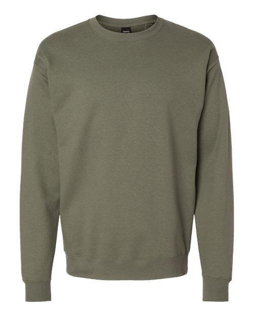 Unisex Perfect Sweats Crewneck Sweatshirt - Fatigue Green Front