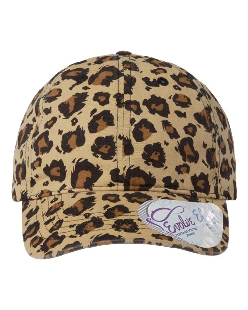 Women's Unstructured Fashion Prints Cap - Leopard Front