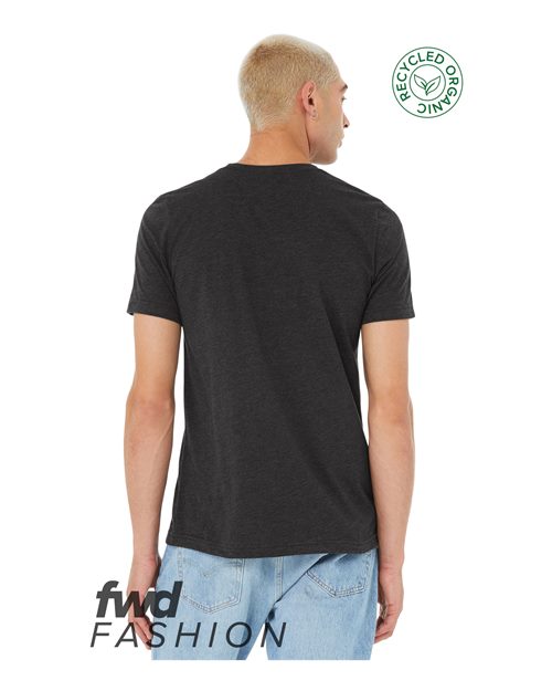 Unisex FWD Fashion Jersey Recycled Organic Tee - Dark Grey Heather Back