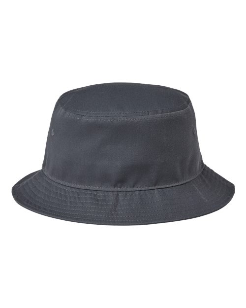 Sustainable Bucket Hat - Dark Grey Back