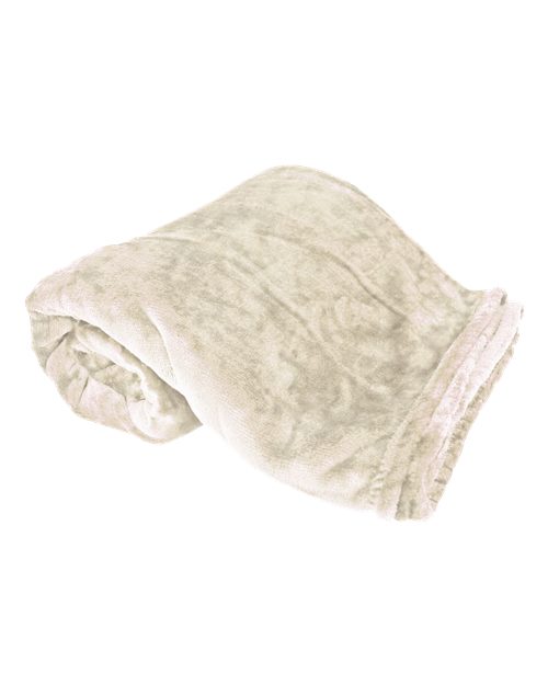 Oversized Mink Touch Luxury Blanket - Cream Front