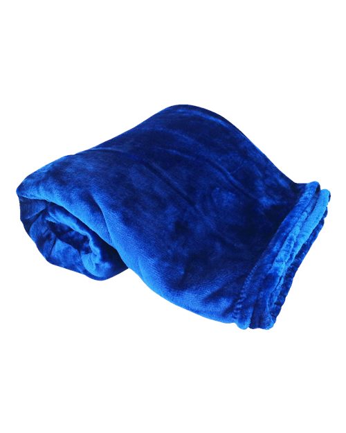 Oversized Mink Touch Luxury Blanket - Royal Front