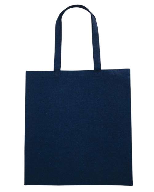 Nicole Recycled Tote - Heather Navy Back