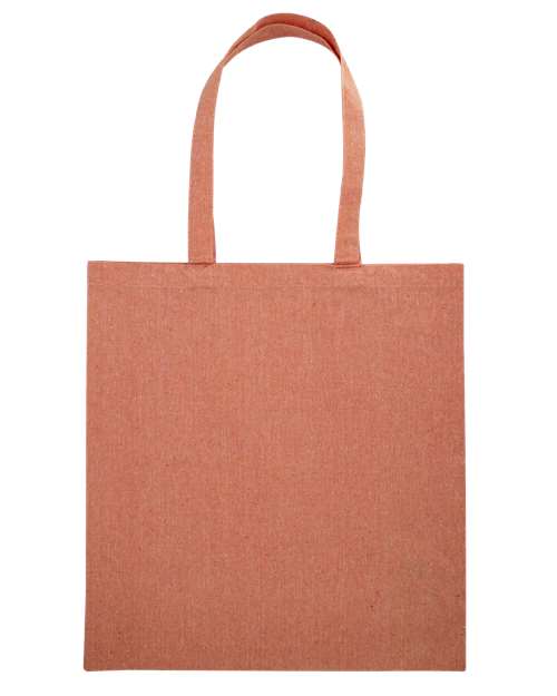 Nicole Recycled Tote - Heather Peach Back