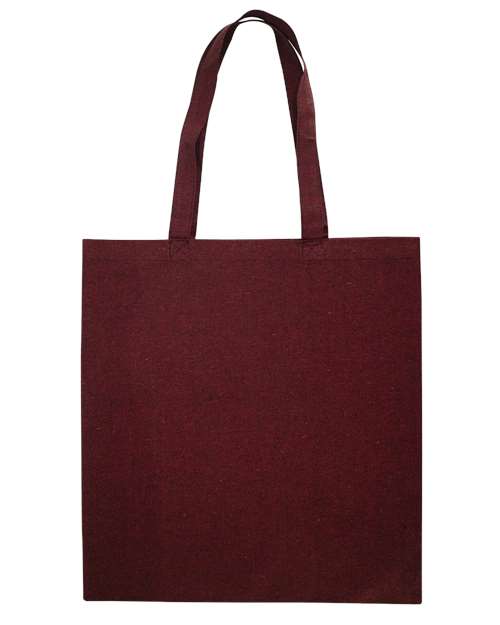 Nicole Recycled Tote - Heather Red Back