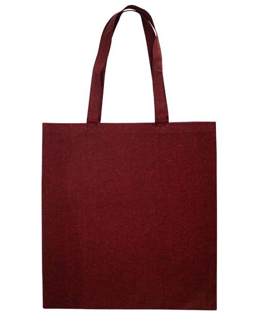 Nicole Recycled Tote - Heather Red Front